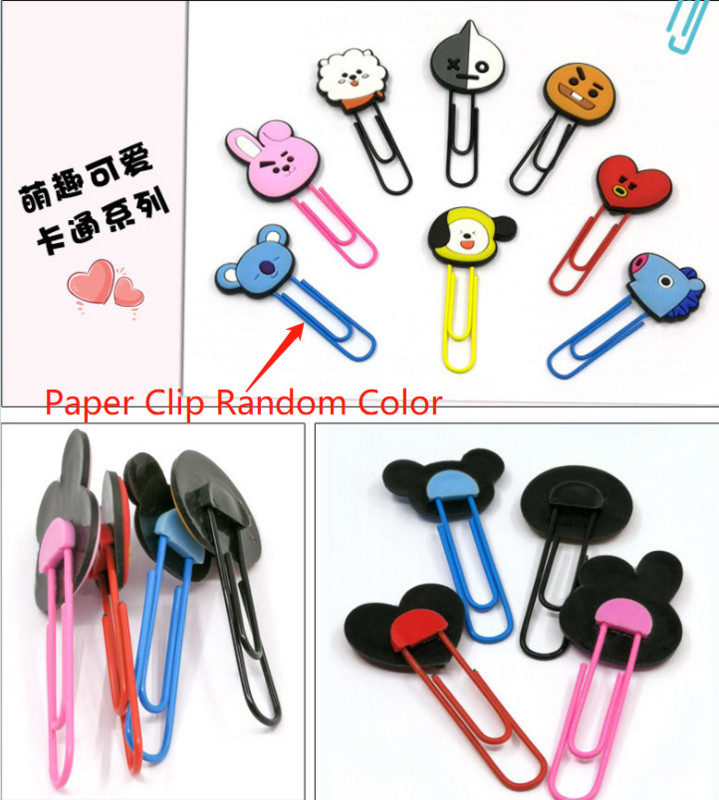 2 kom. Slatka crtana spajalica za papir Uredski školski pribor Foto Ukrasna dopisnica Oznaka Poklon