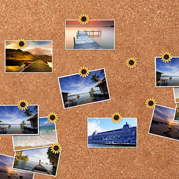 30 Κομμάτια Sunflowers Push Pin Wall Bulletin Nails Board Office School