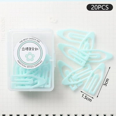 20/50 komada Macaron spajalica u boji Metalne kopče za uvez Spajalice Oznake školskih uredskih potrepština Lijep pribor za pisanje