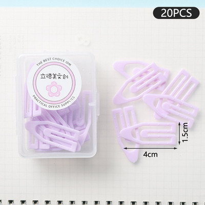 20/50 komada Macaron spajalica u boji Metalne kopče za uvez Spajalice Oznake školskih uredskih potrepština Lijep pribor za pisanje