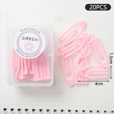 20/50 komada Macaron spajalica u boji Metalne kopče za uvez Spajalice Oznake školskih uredskih potrepština Lijep pribor za pisanje