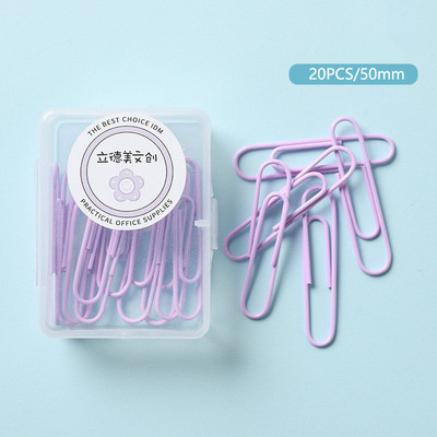 20/50 komada Macaron spajalica u boji Metalne kopče za uvez Spajalice Oznake školskih uredskih potrepština Lijep pribor za pisanje