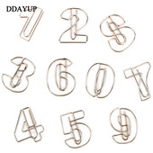 10 buc/pachet Agrafă de hârtie metalică în formă de animal cu goluri pentru note Semne de carte Decorare Papetarie Rechizite de birou