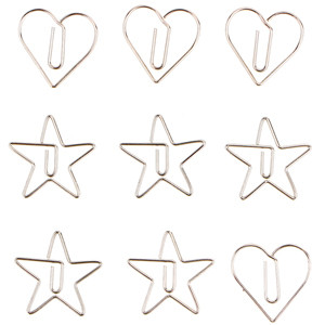 10 buc/pachet Agrafă de hârtie metalică în formă de animal cu goluri pentru note Semne de carte Decorare Papetarie Rechizite de birou