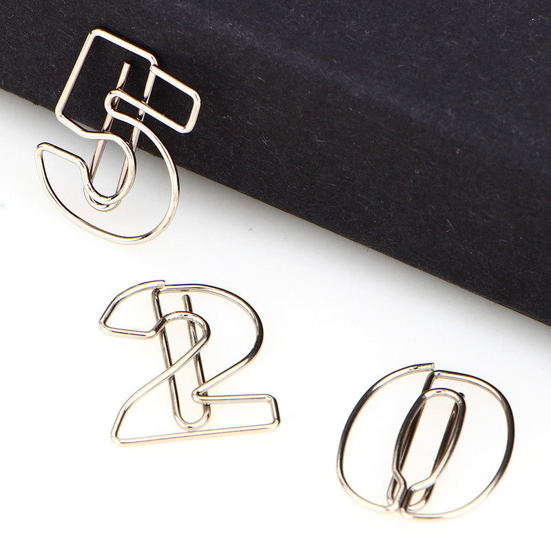 10 buc/pachet Agrafă de hârtie metalică în formă de animal cu goluri pentru note Semne de carte Decorare Papetarie Rechizite de birou