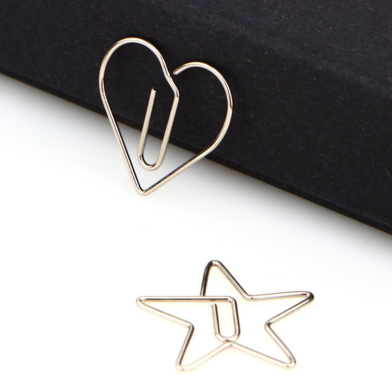 10 buc/pachet Agrafă de hârtie metalică în formă de animal cu goluri pentru note Semne de carte Decorare Papetarie Rechizite de birou