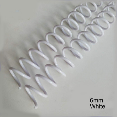 10 tk A4 46 auguga plastikust spiraalmähis lahtiste lehtedega sülearvuti köitmiseks 6 mm 8 mm sideklambriga mähis PP vedruga stantsimisrõngas kontoritarbed