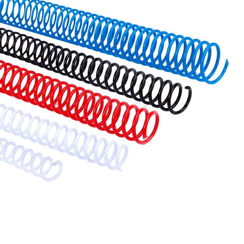 10 tk A4 46 auguga plastikust spiraalmähis lahtiste lehtedega sülearvuti köitmiseks 6 mm 8 mm sideklambriga mähis PP vedruga stantsimisrõngas kontoritarbed