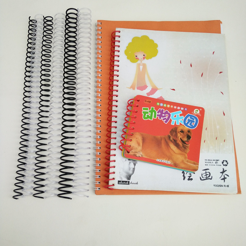 10 tk A4 46 auguga plastikust spiraalmähis lahtiste lehtedega sülearvuti köitmiseks 6 mm 8 mm sideklambriga mähis PP vedruga stantsimisrõngas kontoritarbed