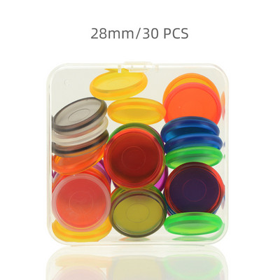 „Fromthenon“ spalvotas permatomas plastikinis lakštas į diską įrištas segtuvų žiedai „Scrapbooking Planner“ žiedinis segtuvas, skirtas grybų skylučių užrašų knygelėms