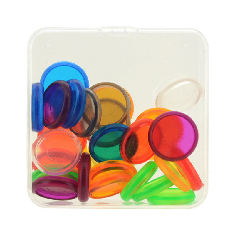 „Fromthenon“ spalvotas permatomas plastikinis lakštas į diską įrištas segtuvų žiedai „Scrapbooking Planner“ žiedinis segtuvas, skirtas grybų skylučių užrašų knygelėms