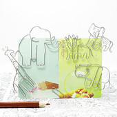 Specijaliziran za opskrbu visokokvalitetne kreativne osobnosti Spajalice za papir s afričkim životinjama Uredske spajalice za papir Spot Cijela