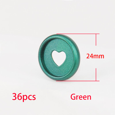 36 vnt 24 mm segtuvų žiedai nešiojamiesiems kompiuteriams plastikiniai grybų žiedai įrišimo planuoklė segtuvų diskai nešiojamųjų kompiuterių diskų segtuvai biuro reikmenys