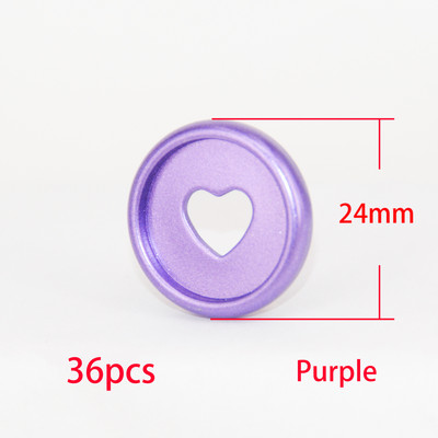 36 vnt 24 mm segtuvų žiedai nešiojamiesiems kompiuteriams plastikiniai grybų žiedai įrišimo planuoklė segtuvų diskai nešiojamųjų kompiuterių diskų segtuvai biuro reikmenys