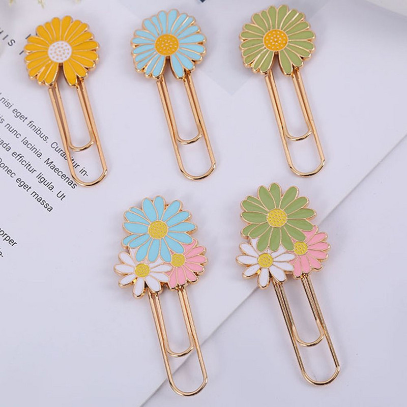 Mielos margalapės Žymių segtukų laikiklis mokyklinis laikiklis sąvaržėlės Žymeklis Segiklis Metalinė medžiaga Knygų raštinės reikmenys Biuro reikmenys