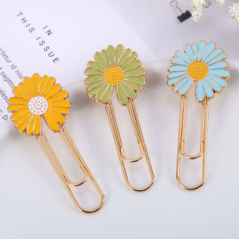 Mielos margalapės Žymių segtukų laikiklis mokyklinis laikiklis sąvaržėlės Žymeklis Segiklis Metalinė medžiaga Knygų raštinės reikmenys Biuro reikmenys