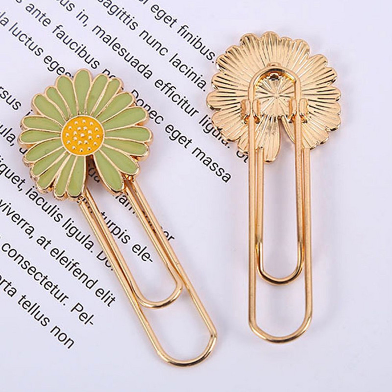 Mielos margalapės Žymių segtukų laikiklis mokyklinis laikiklis sąvaržėlės Žymeklis Segiklis Metalinė medžiaga Knygų raštinės reikmenys Biuro reikmenys