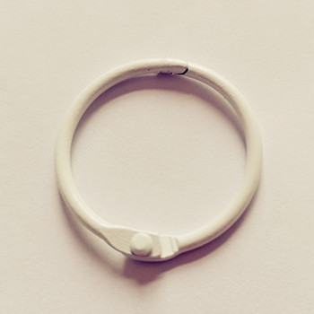10PCS30MM цветен метален пръстен за книга с незакрепени листа Направи си сам пръстен за подвързване на картичка, катарама, отворен пръстен, обръч за книга