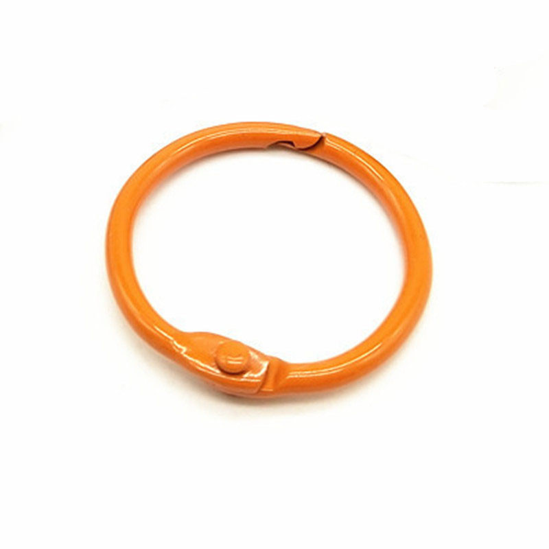 10PCS30MM värviline metallist lahtiste lehtedega raamaturõngas DIY raamatukaardi köitmisrõngas pannal lahtise rõngaga köitev raamaturõngas