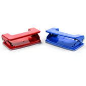 Mini bušilica za dvostruke rupe WB8300 Prijenosni metalni ABS s dvije rupe Visokokvalitetni školski uredski materijal Otvor od 23 lista 5,5 mm