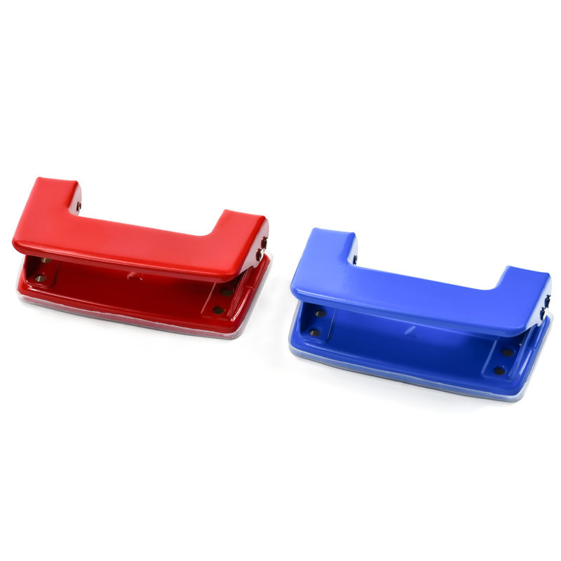 Mini bušilica za dvostruke rupe WB8300 Prijenosni metalni ABS s dvije rupe Visokokvalitetni školski uredski materijal Otvor od 23 lista 5,5 mm