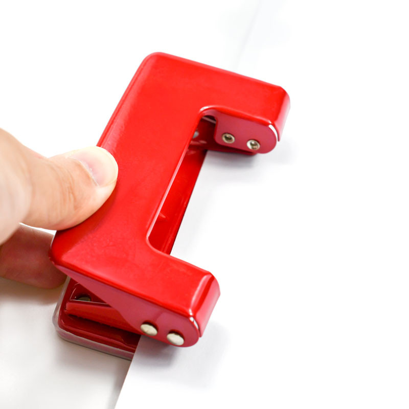 Mini bušilica za dvostruke rupe WB8300 Prijenosni metalni ABS s dvije rupe Visokokvalitetni školski uredski materijal Otvor od 23 lista 5,5 mm