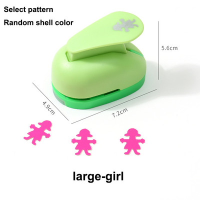 Dispozitiv de gofrare manuală de 2,3-2,5 cm, margine pătrată, margine rotundă, care economisește forța de muncă, perforatoare cu dantelă goală, instrument de perforare a hârtiei pentru tăiere în relief