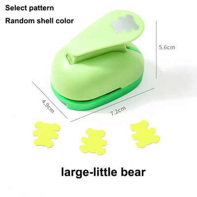 Dispozitiv de gofrare manuală de 2,3-2,5 cm, margine pătrată, margine rotundă, care economisește forța de muncă, perforatoare cu dantelă goală, instrument de perforare a hârtiei pentru tăiere în relief