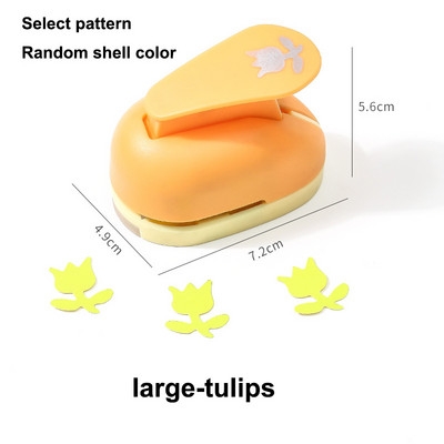 Dispozitiv de gofrare manuală de 2,3-2,5 cm, margine pătrată, margine rotundă, care economisește forța de muncă, perforatoare cu dantelă goală, instrument de perforare a hârtiei pentru tăiere în relief