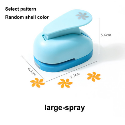 Dispozitiv de gofrare manuală de 2,3-2,5 cm, margine pătrată, margine rotundă, care economisește forța de muncă, perforatoare cu dantelă goală, instrument de perforare a hârtiei pentru tăiere în relief
