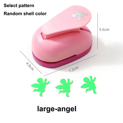 Dispozitiv de gofrare manuală de 2,3-2,5 cm, margine pătrată, margine rotundă, care economisește forța de muncă, perforatoare cu dantelă goală, instrument de perforare a hârtiei pentru tăiere în relief