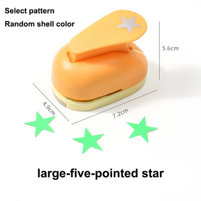 Dispozitiv de gofrare manuală de 2,3-2,5 cm, margine pătrată, margine rotundă, care economisește forța de muncă, perforatoare cu dantelă goală, instrument de perforare a hârtiei pentru tăiere în relief