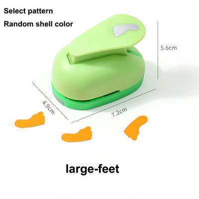 Dispozitiv de gofrare manuală de 2,3-2,5 cm, margine pătrată, margine rotundă, care economisește forța de muncă, perforatoare cu dantelă goală, instrument de perforare a hârtiei pentru tăiere în relief