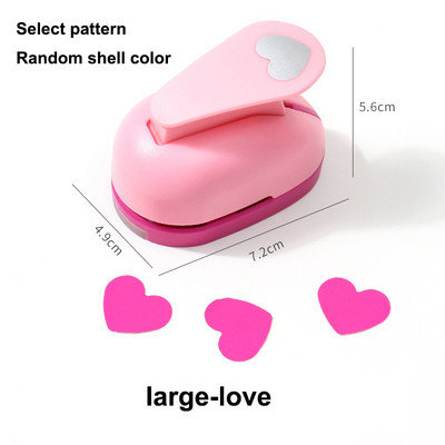 Dispozitiv de gofrare manuală de 2,3-2,5 cm, margine pătrată, margine rotundă, care economisește forța de muncă, perforatoare cu dantelă goală, instrument de perforare a hârtiei pentru tăiere în relief