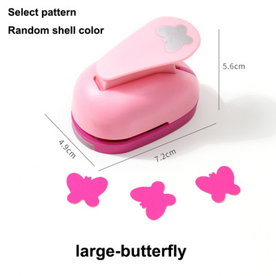 Dispozitiv de gofrare manuală de 2,3-2,5 cm, margine pătrată, margine rotundă, care economisește forța de muncă, perforatoare cu dantelă goală, instrument de perforare a hârtiei pentru tăiere în relief