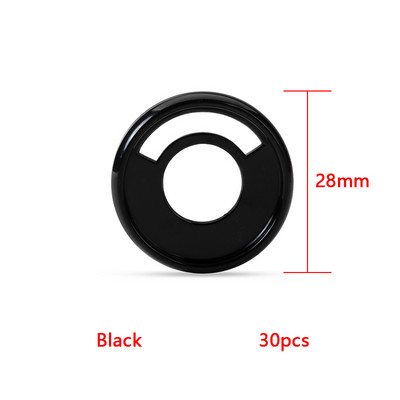 30 vnt Spalvotas permatomas rišamasis žiedas grybo skylutė laisvų lapelių sąsiuvinio segimo mygtukas Knygos kilpa segtuvas rišantis disko žiedo sagtis