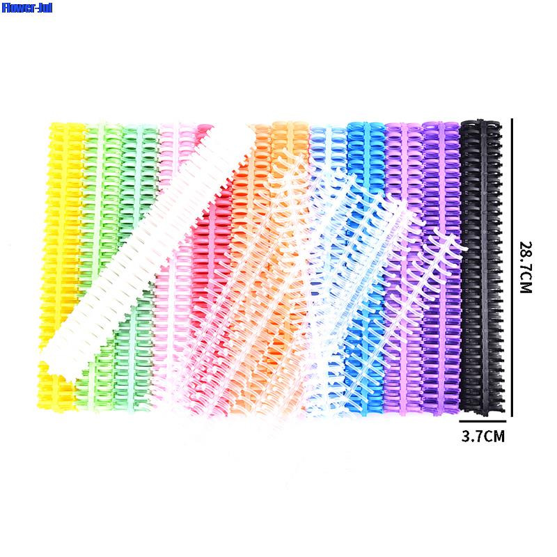 10 kom 30 rupa Krugovi prsten Papirnati papir za album spomenar Spiralna spirala za uvez A4 bilježnice kopče za uvez 3,7*28,7 CM