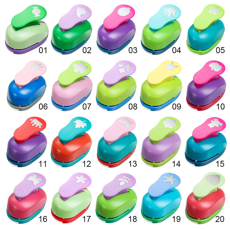 20 Stílus Lyukasztó Barkácsolás Kézműves Lyukasztó Scrapbook Kártyák Művészeti Vágók Domborítás Élesebb Készülék Fotóalbum Tartozékok