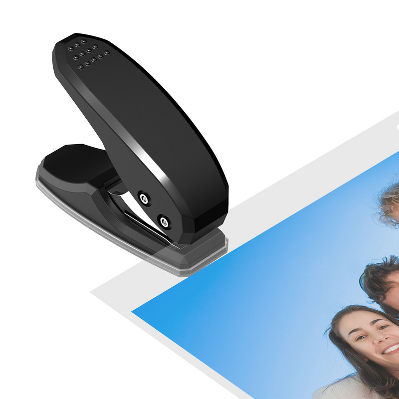 Perforator metalic cu o singură gaură Capacitate 8 foi Găuri de 6 mm Efort redus cu colector de resturi pentru documente de proiect de artă din PAL