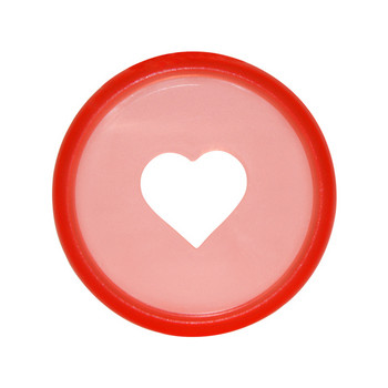 Катарама за подвързване с дупка за гъба 28 mm Love Heart Discbound Discs Пръстен Подходящ за Loose Leaf Бележник Планер Дневник Книга Бизнес