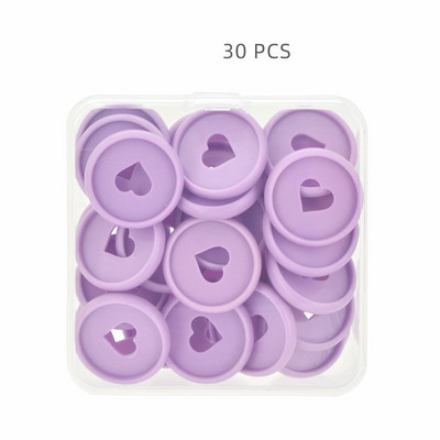 Kopča za uvezivanje s rupom od gljive 28 mm Ljubavno srce Discbound Diskovi Prsten Prikladan za loose Leaf Notepad Planer Dnevnik Knjiga Poslovni