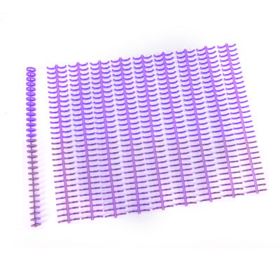 10 tk 30 auguga ringid rõngas lahtise paberiga paberist väljalõigete albumi albumiköitja spiraal A4 märkmiku köitmisklambrid 3,7*28,7 cm