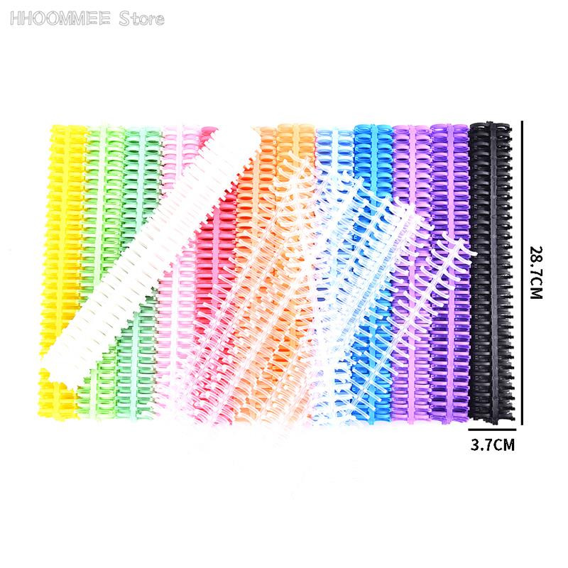 10 tk 30 auguga ringid rõngas lahtise paberiga paberist väljalõigete albumi albumiköitja spiraal A4 märkmiku köitmisklambrid 3,7*28,7 cm