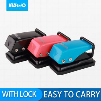 KW-triO Mini Single Hole Punch Plastic Notebook Hole Puncher Portable Planner Circular Punch Scrapbook Διάτρητη πένσα κοπής