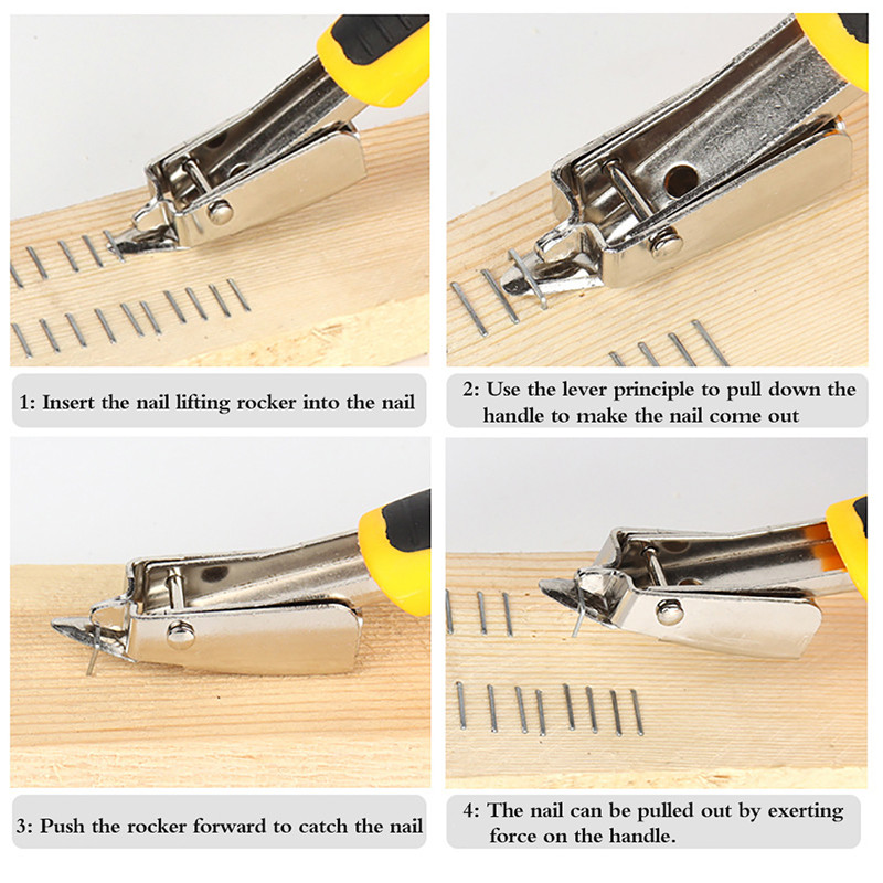 Nagų traukiklis apmušalų kilimų traukimo įrankis sąsagėlių nuėmiklis Biuro nagų rankinis segiklis Daugiafunkcis rankinis nagų pakėliklis