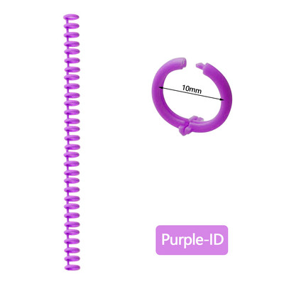 A4 A5 B5 10db Levehető csatos laza kötőszalag 30 lyukú kerek lyuk tekercs nyitó és záró gyűrű barkács műanyag kötőanyag