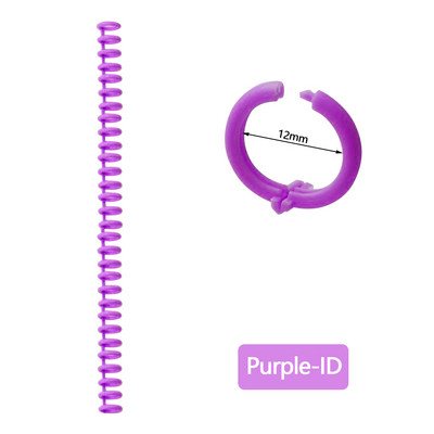 A4 A5 B5 10db Levehető csatos laza kötőszalag 30 lyukú kerek lyuk tekercs nyitó és záró gyűrű barkács műanyag kötőanyag