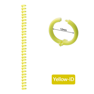 A4 A5 B5 10db Levehető csatos laza kötőszalag 30 lyukú kerek lyuk tekercs nyitó és záró gyűrű barkács műanyag kötőanyag