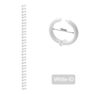 A4 A5 B5 10db Levehető csatos laza kötőszalag 30 lyukú kerek lyuk tekercs nyitó és záró gyűrű barkács műanyag kötőanyag