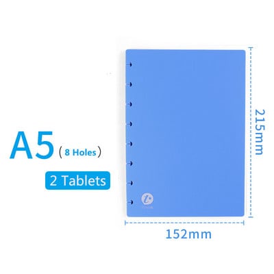 Rupa u obliku gljive, slobodni listovi, omot A5 planera za Discbound prijenosno računalo Diskovi u obliku gljive, prstenovi, uvez, vezivo, školjka, dodaci s T-rupom